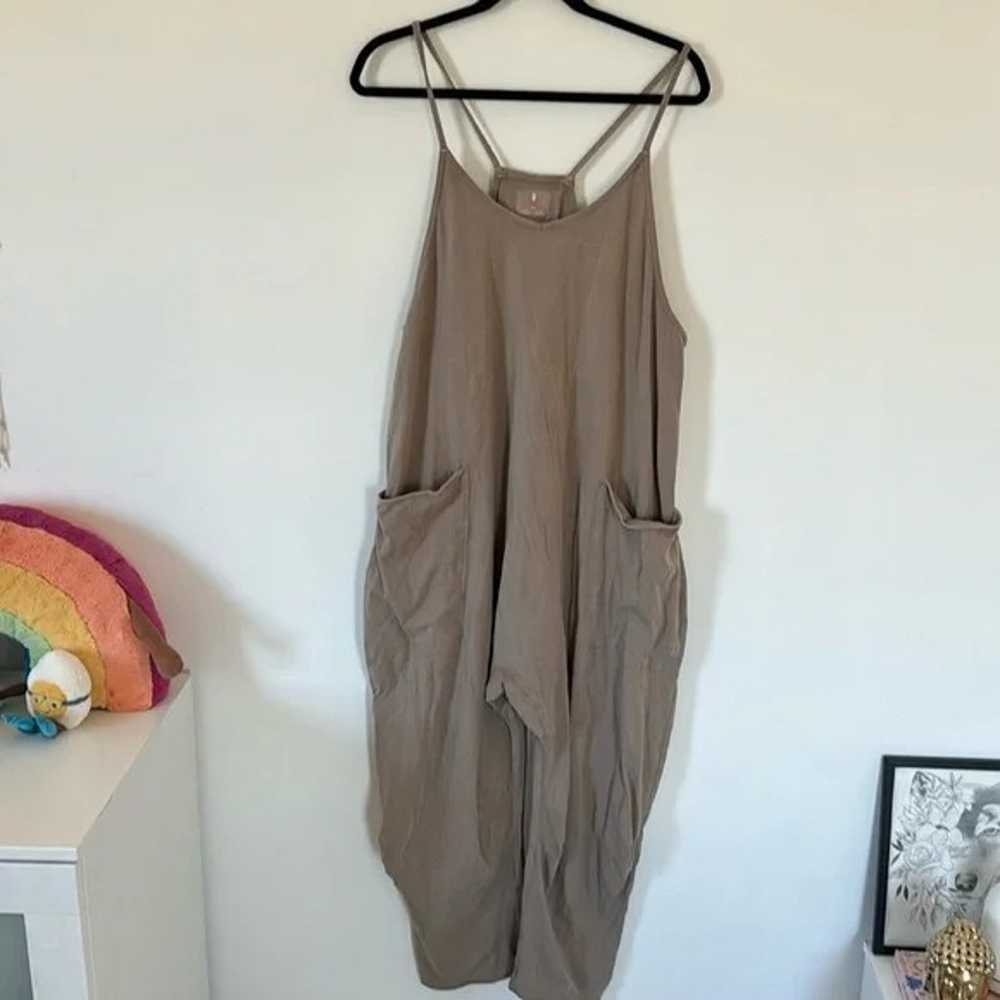 FREE PEOPLE Hot Shot Onesie in Tan - image 2