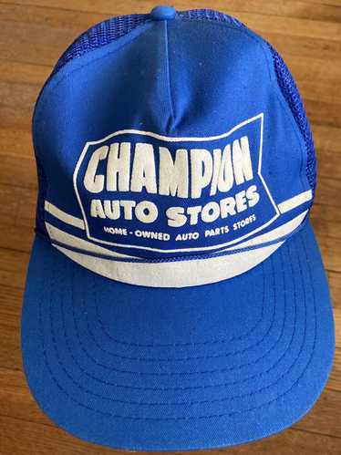 Snap Back × Trucker Hat × Vintage Champion Auto St