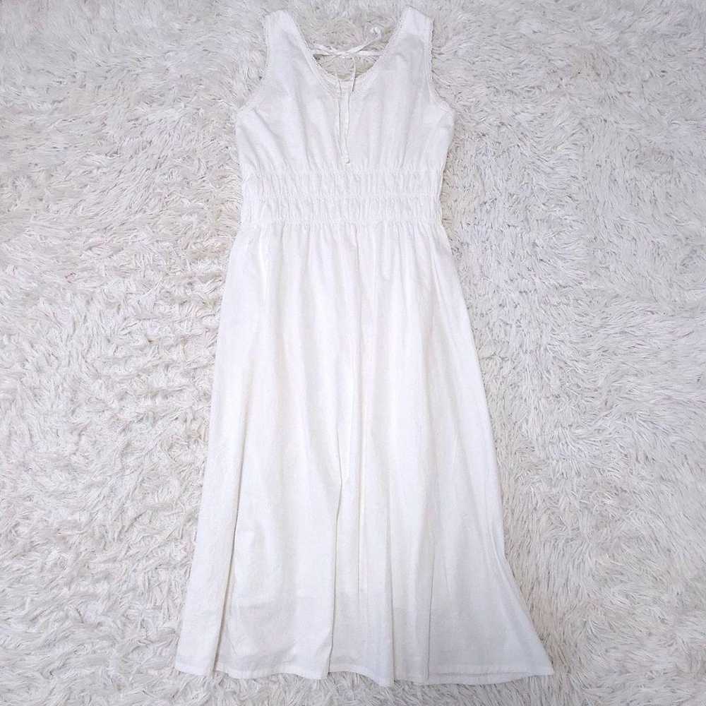 A119 Tina Jojoon Waist Shirring Cotton Dress M - image 9