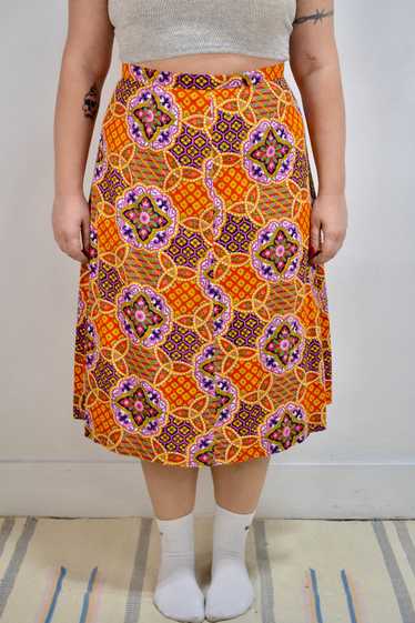 70s Abstract Skirt