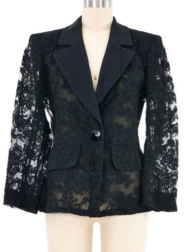 Yves Saint Laurent Lace Blazer