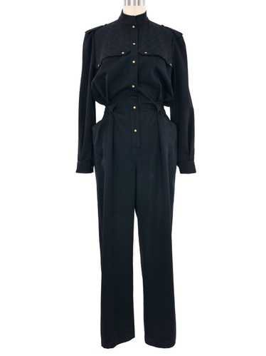 1970s Thierry Mugler Coverall Jumpsuit