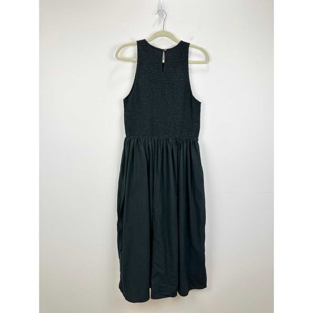 Madewell The Melody Smocked Midi Dress Black Rela… - image 12