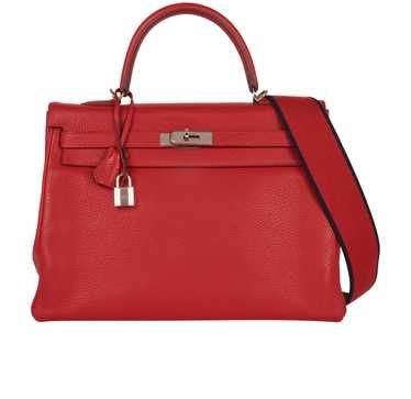 Hermès Kelly 35 In Rouge Grenat Togo - image 1