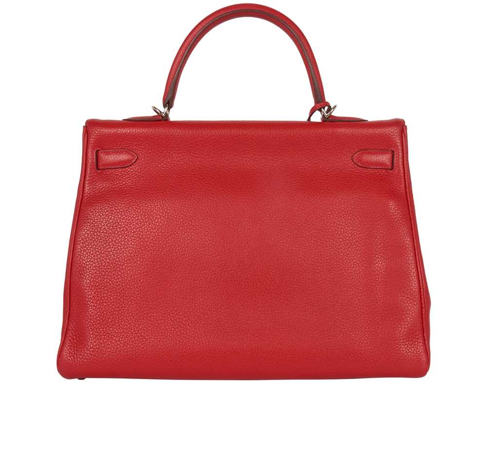 Hermès Kelly 35 In Rouge Grenat Togo - image 2