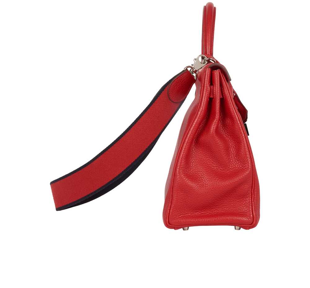 Hermès Kelly 35 In Rouge Grenat Togo - image 3