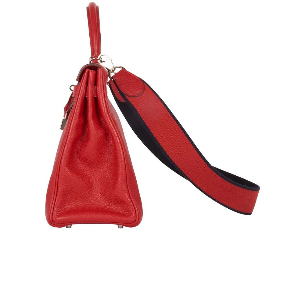 Hermès Kelly 35 In Rouge Grenat Togo - image 4