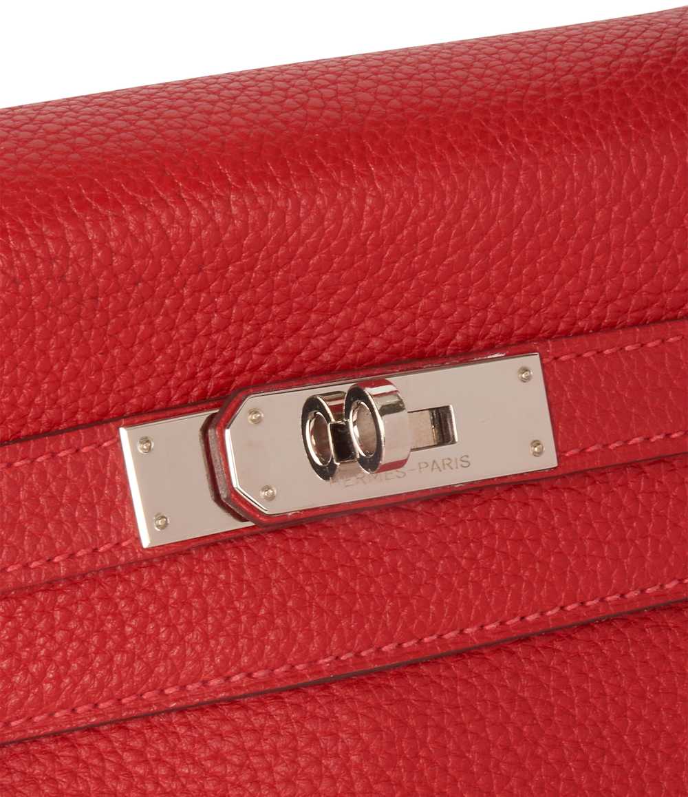 Hermès Kelly 35 In Rouge Grenat Togo - image 6