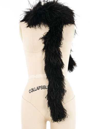 Black Ostrich Feather Boa