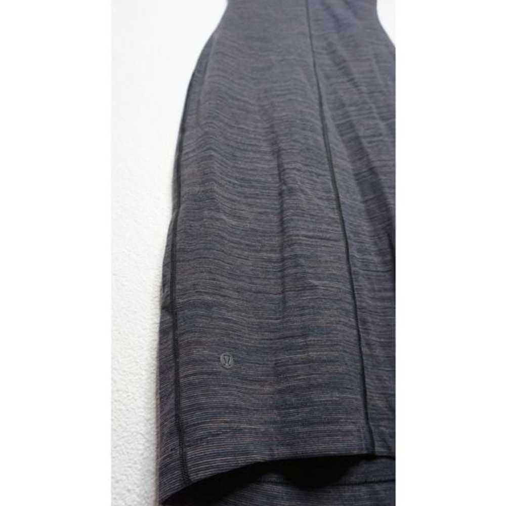 Lululemon Women’s Globetrotter Sz 6 Gray Striped … - image 4