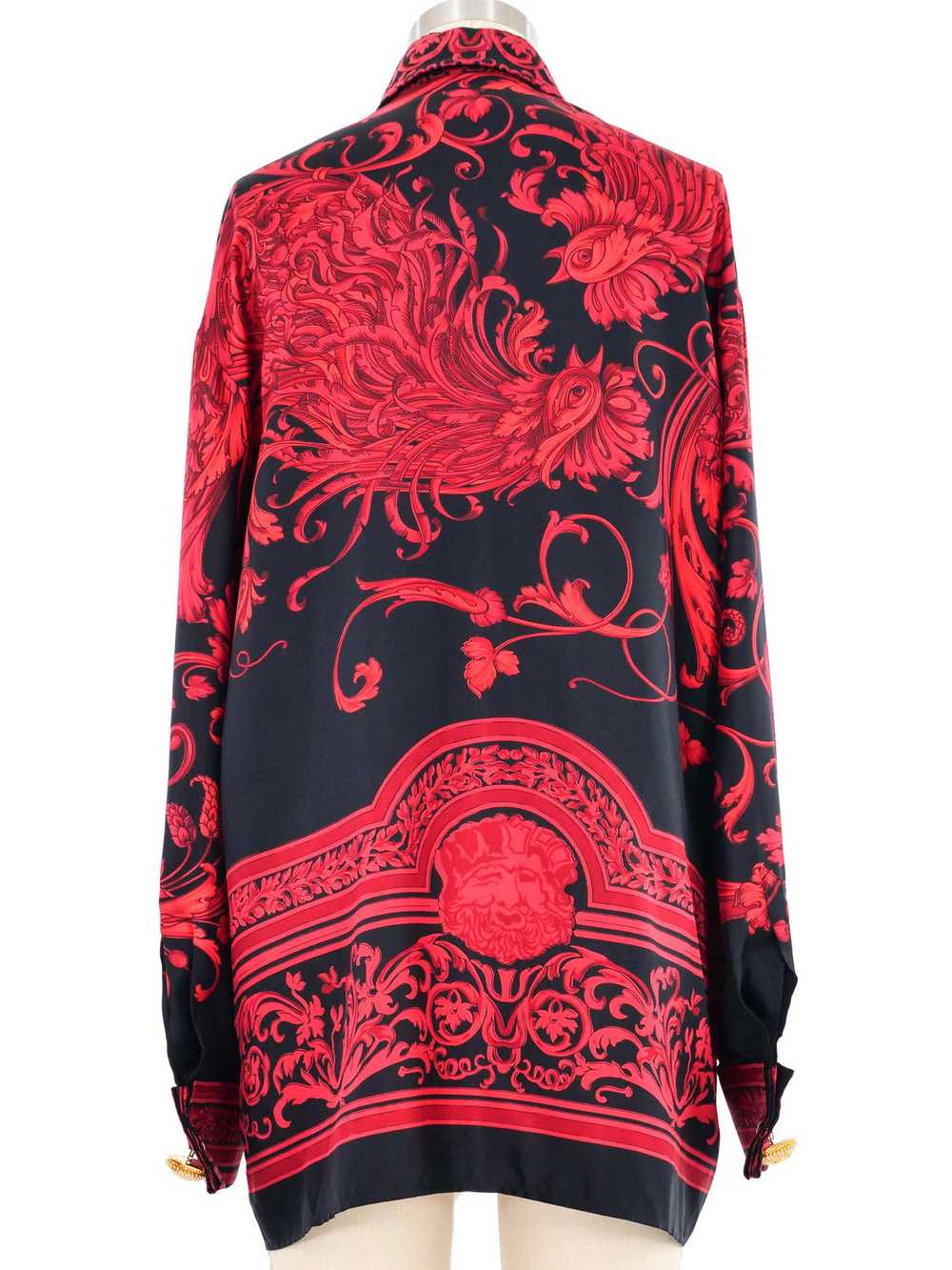 Gianfranco Ferre Baroque Printed Silk Blouse - image 4