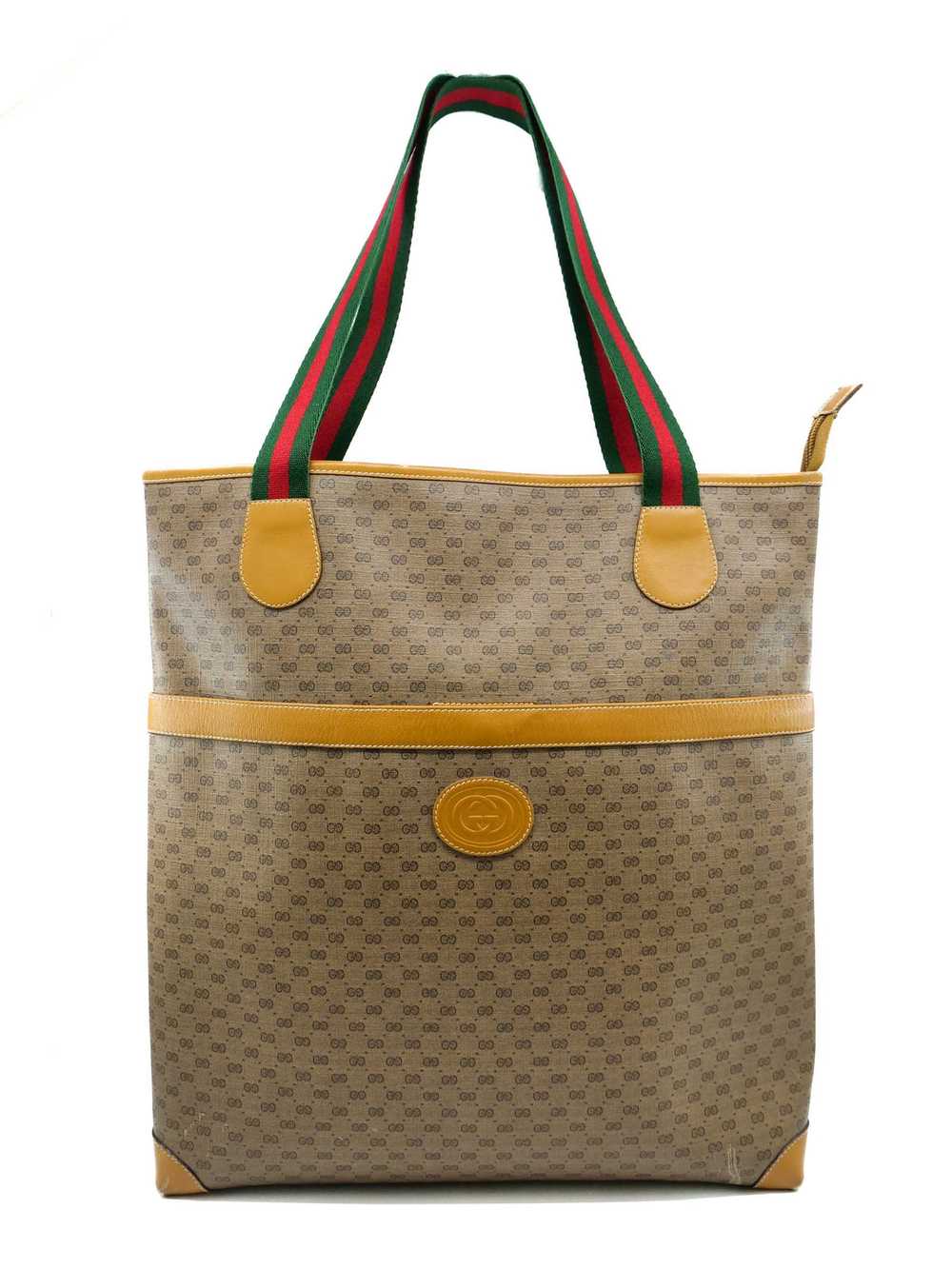 Gucci Micro GG Canvas Tote - image 1