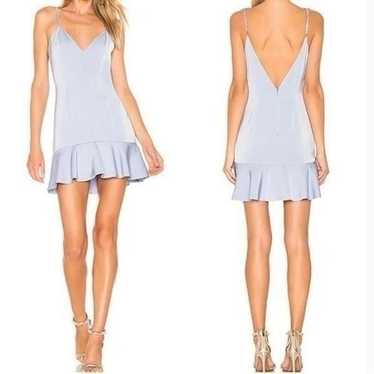 NBD Slow Motion Mini Sleeveless Satin Slip Dress … - image 1