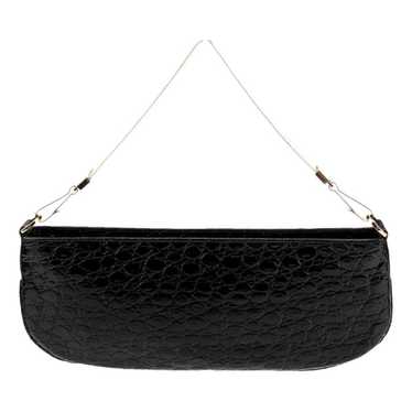 By Far Rachel leather clutch bag