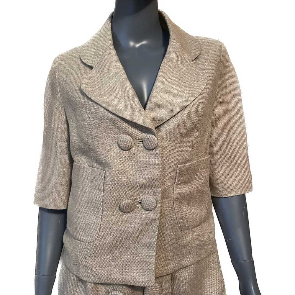 Phillip Lim Beige Linen Silk Suit,Woman,Jacket Sz… - image 11