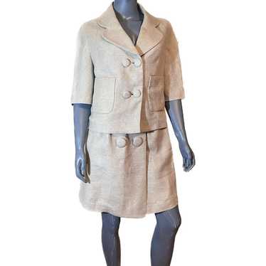 Phillip Lim Beige Linen Silk Suit,Woman,Jacket Sz… - image 1