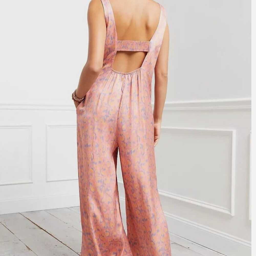 Anthropologie Juniper Printed Wide-Leg Jumpsuit S… - image 2