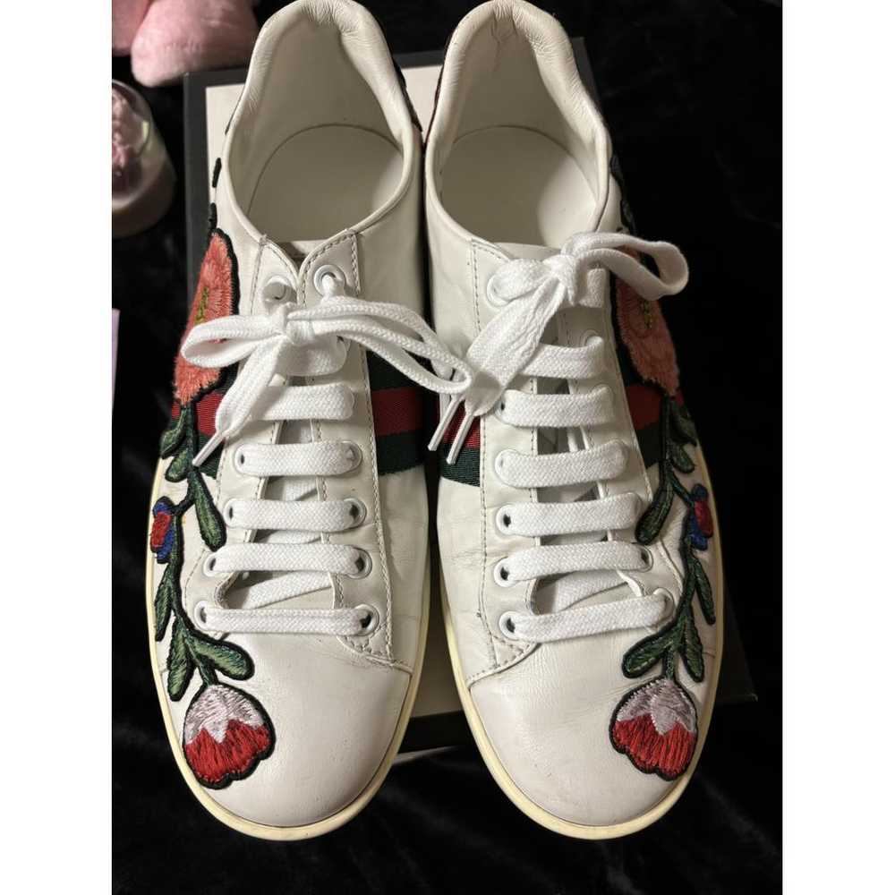 Gucci Ace leather trainers - image 2