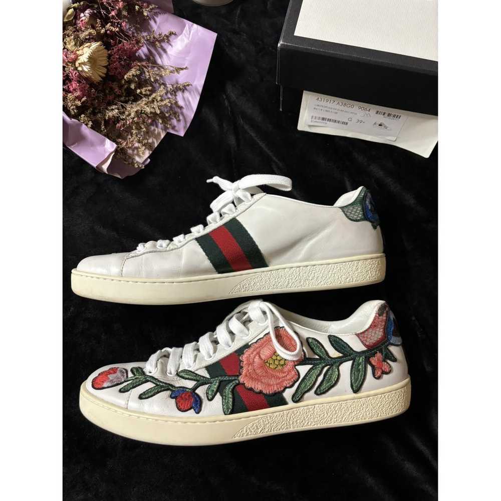 Gucci Ace leather trainers - image 3