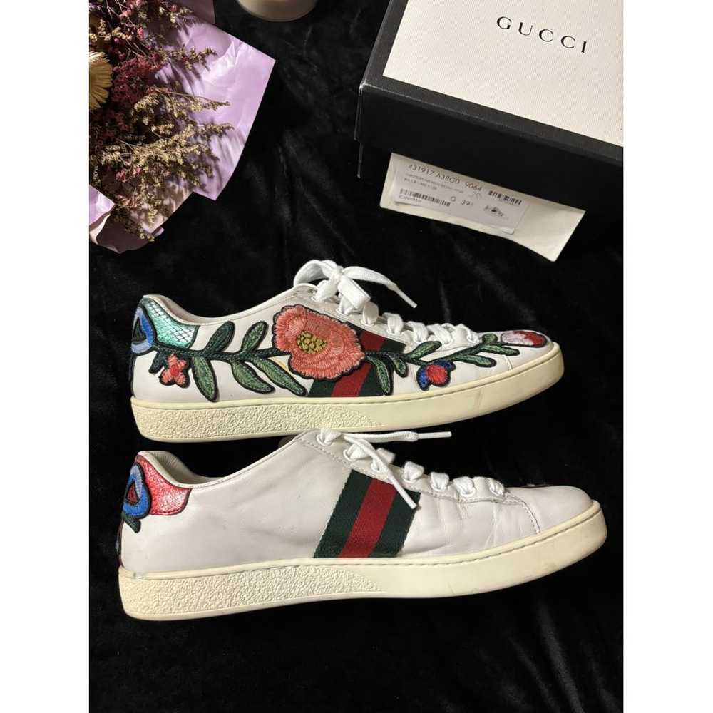 Gucci Ace leather trainers - image 4