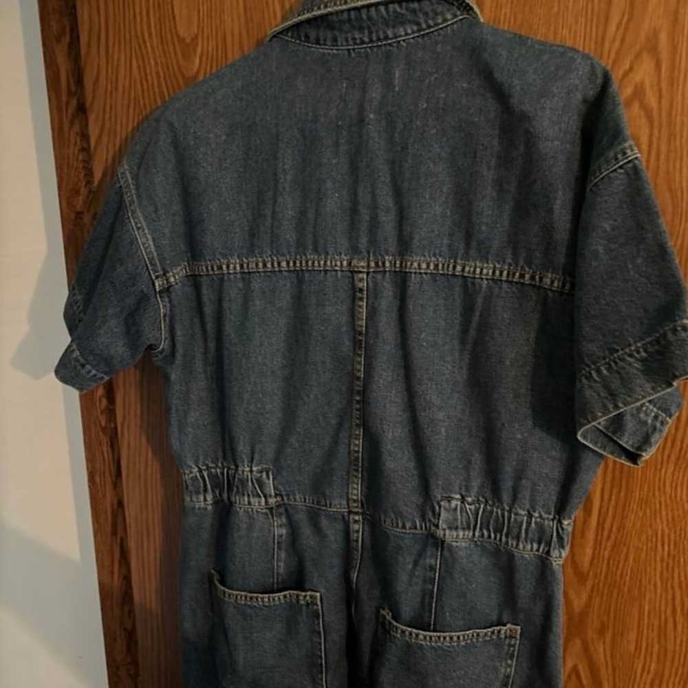 We the free denim jumpsuit size large - image 5