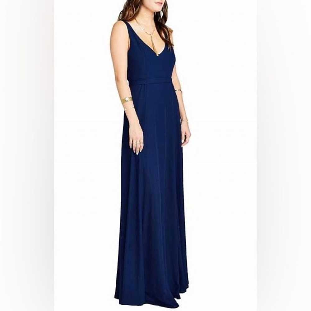 Show Me Your MuMu Navy Blue Jen Maxi Dress Size S - image 2