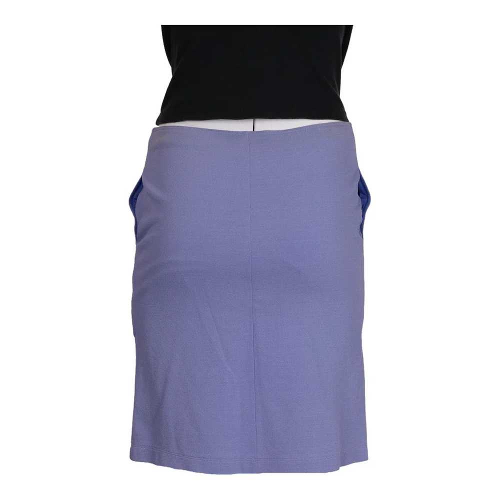 Missoni Midi Skirt - 30W UK 10 Blue Viscose Blend - image 3