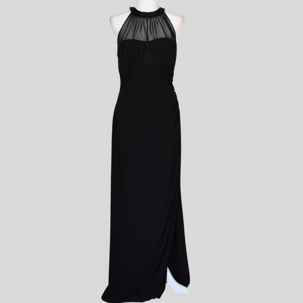 RALPH LAUREN Women's Maxi Black Halter Evening Go… - image 2