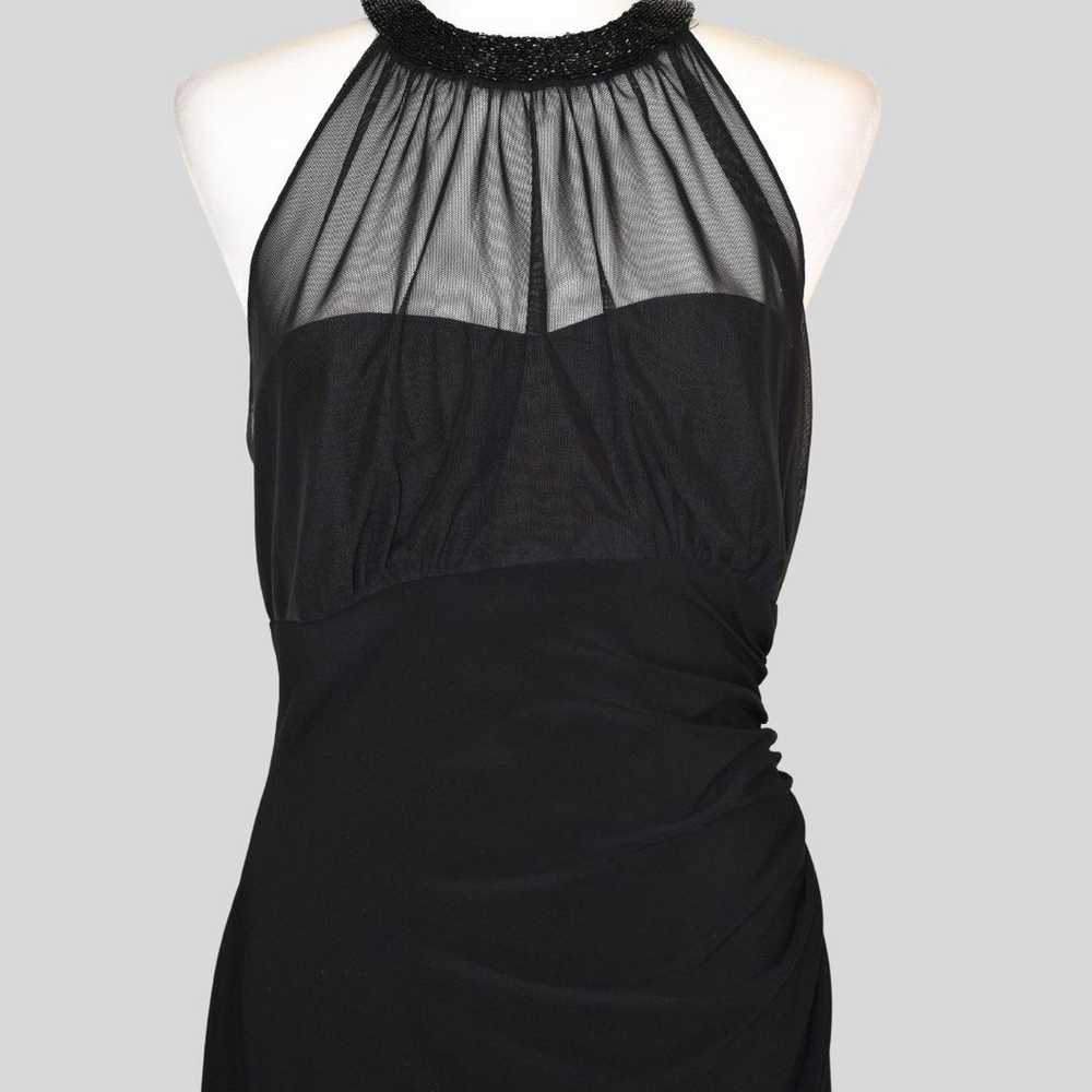 RALPH LAUREN Women's Maxi Black Halter Evening Go… - image 5