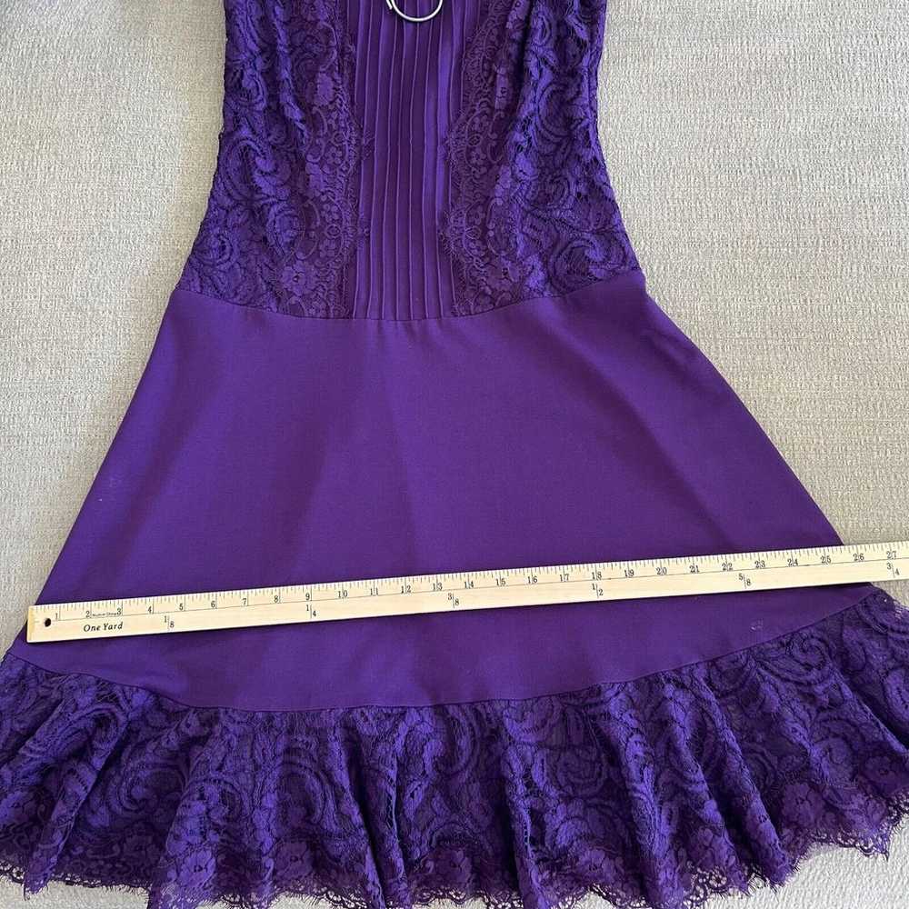 Tadashi Shoji Sheath Dress Womens Medium Purple S… - image 7