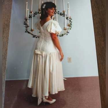 1990 Wedding Dress - image 1