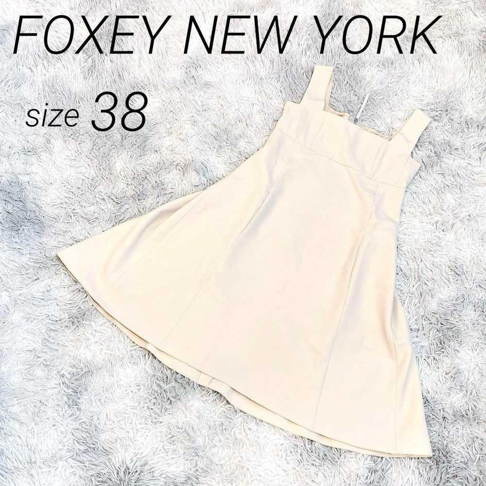 【Beautiful Condition】FOXEY NEW YORK☆Dress☆Beige☆3… - image 1