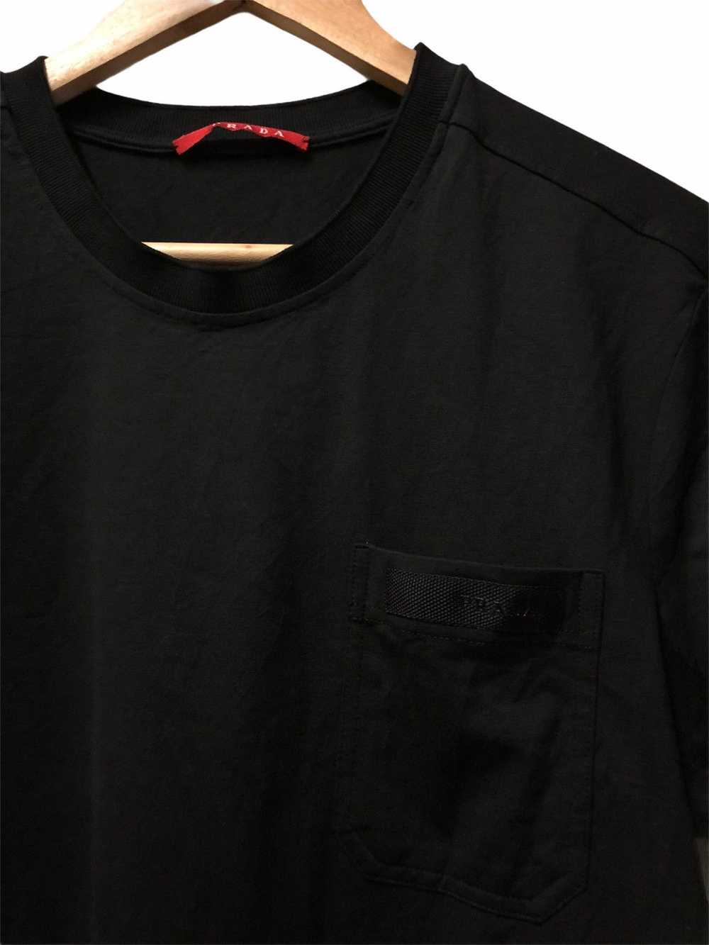 Prada × Vintage PRADA T-SHIRT SINGLE POCKET LOGO - image 3