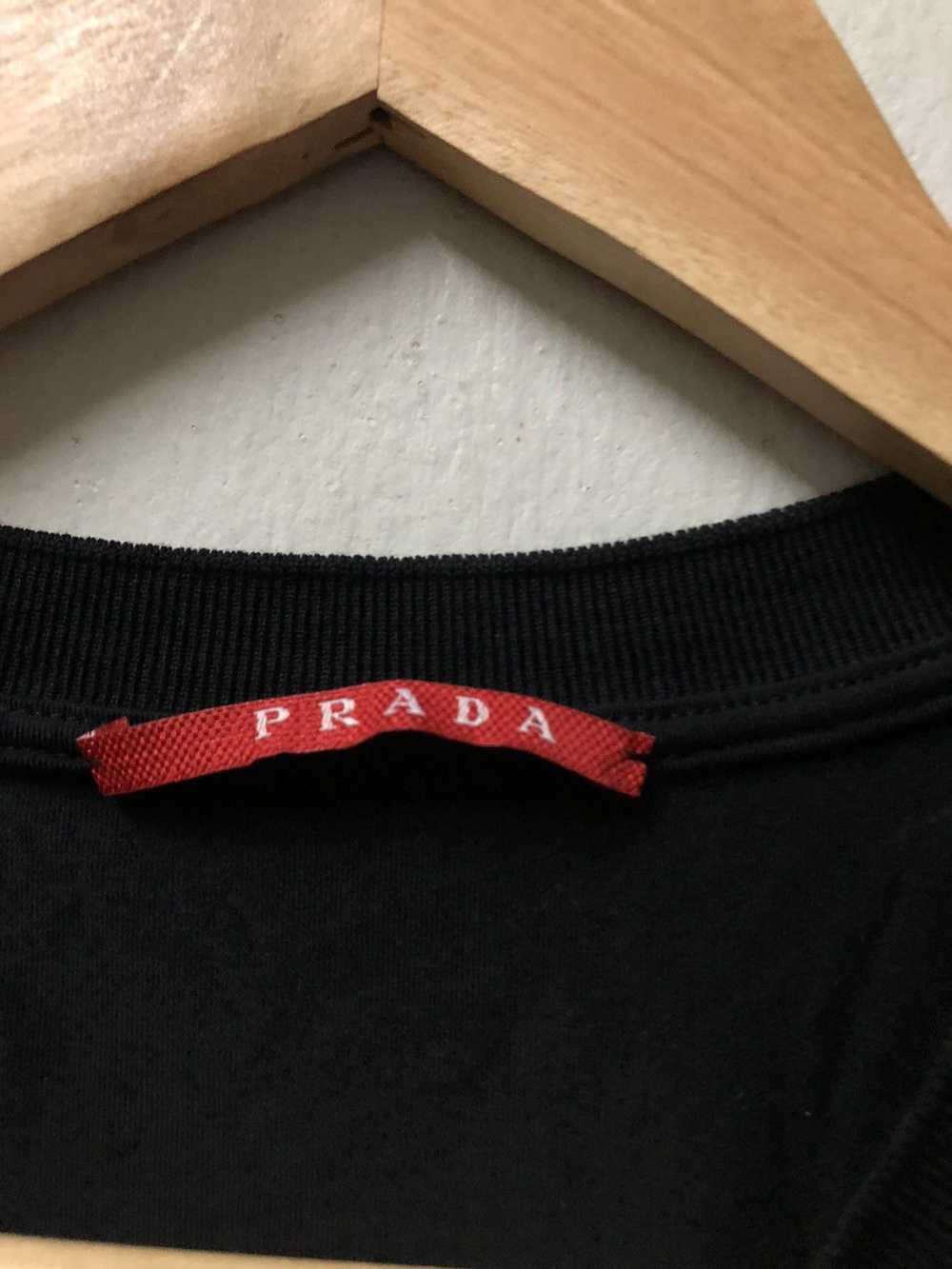 Prada × Vintage PRADA T-SHIRT SINGLE POCKET LOGO - image 4