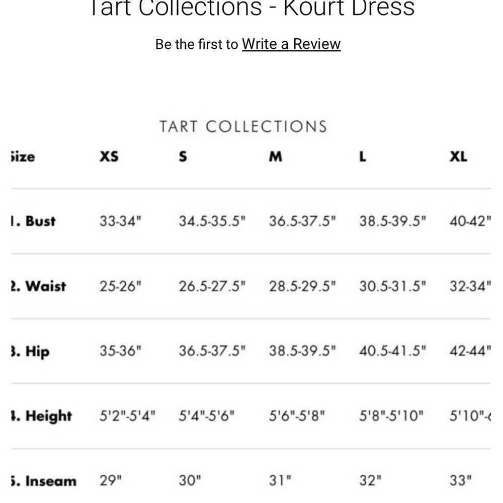 Tart Collections Kourt Dress size Large - image 6