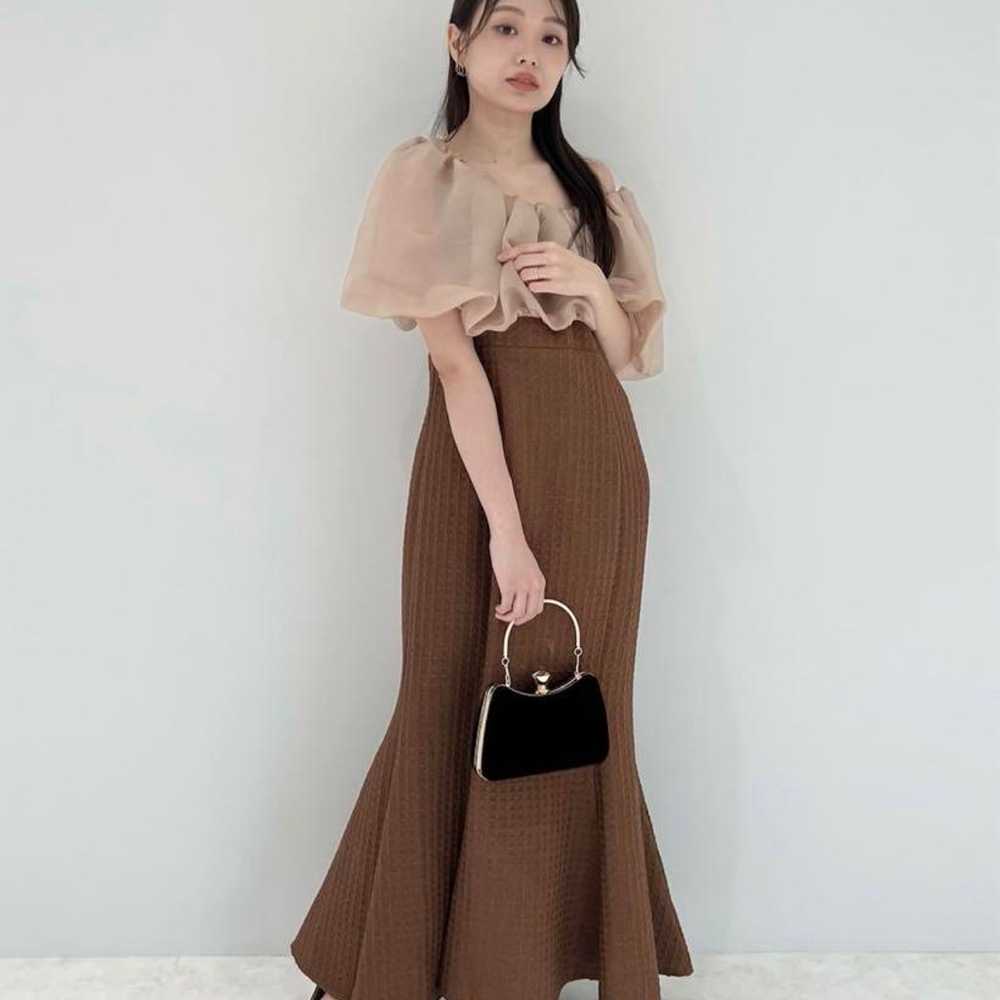 【LEJA】2WAY Off-Shoulder Puff Sleeve Variation Mer… - image 2