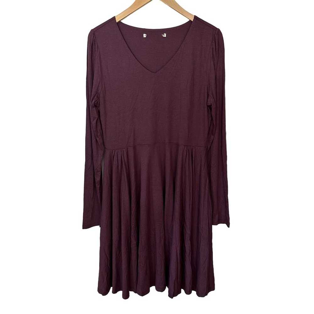 Peruvian Connection Rowan Dress Plum Purple Women… - image 1