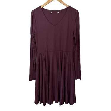 Peruvian Connection Rowan Dress Plum Purple Women… - image 1