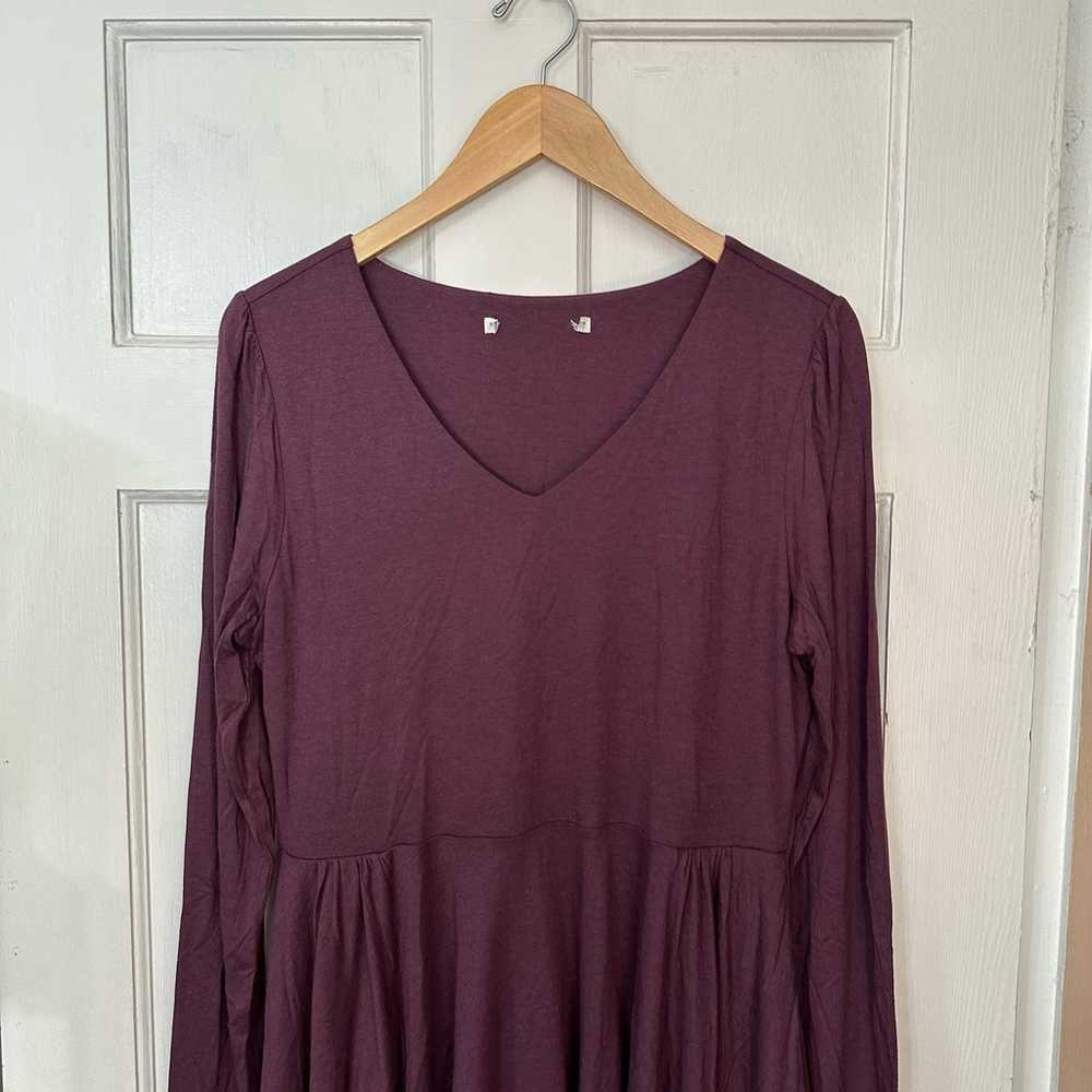 Peruvian Connection Rowan Dress Plum Purple Women… - image 3