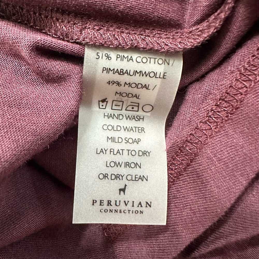 Peruvian Connection Rowan Dress Plum Purple Women… - image 7