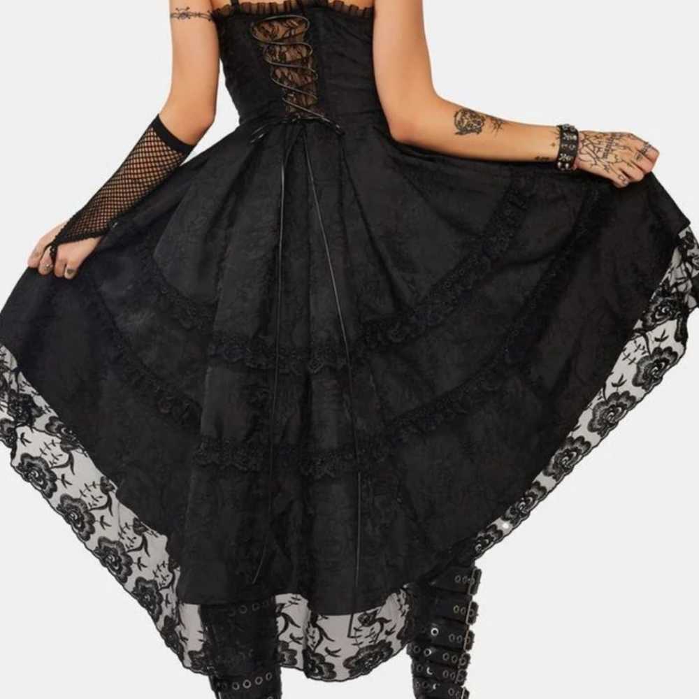 Fancy Lace Goth Dress by Dark In Love :) - image 3