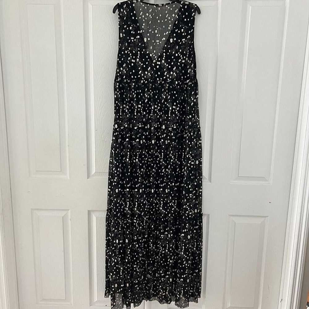 NWOT Johnny Was Stevie Tiered Maxi Dress Black Go… - image 10