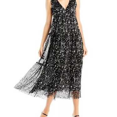 NWOT Johnny Was Stevie Tiered Maxi Dress Black Go… - image 1