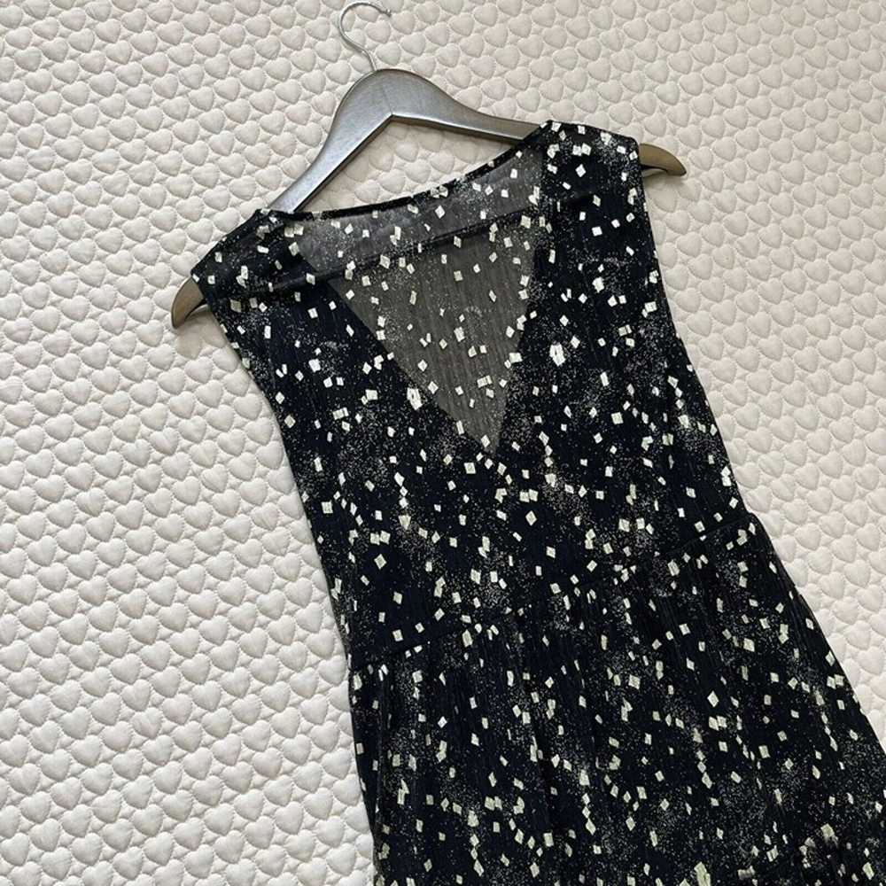 NWOT Johnny Was Stevie Tiered Maxi Dress Black Go… - image 7