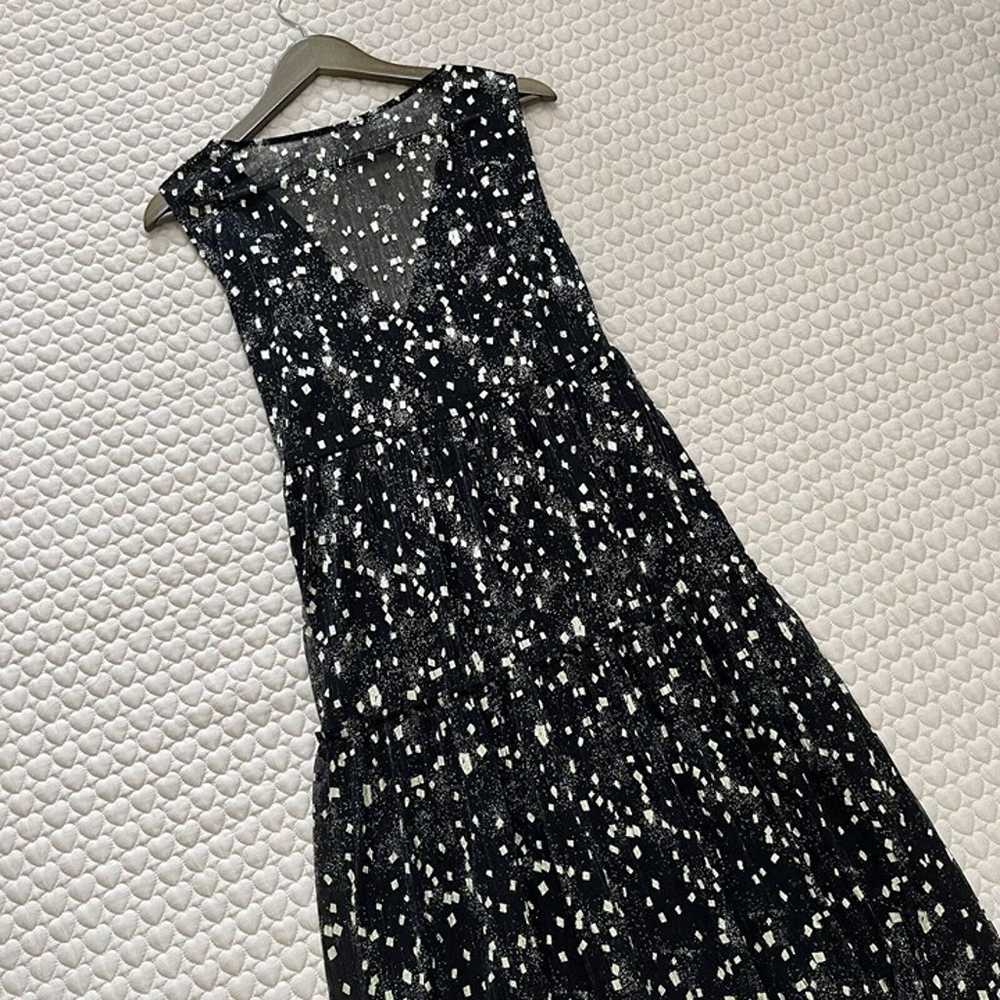 NWOT Johnny Was Stevie Tiered Maxi Dress Black Go… - image 9