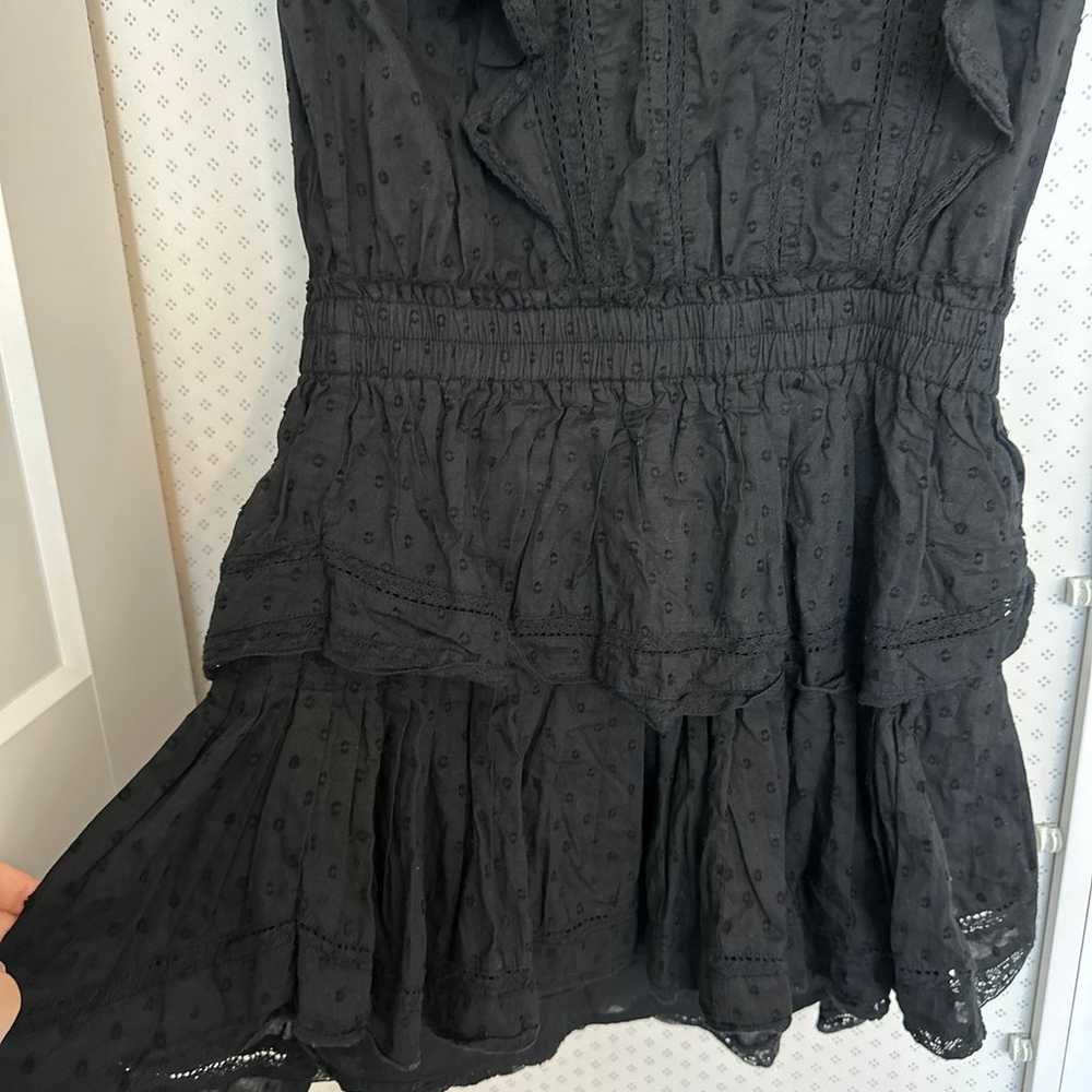 LoveShackFancy Natasha Dress in Black: Small - image 3