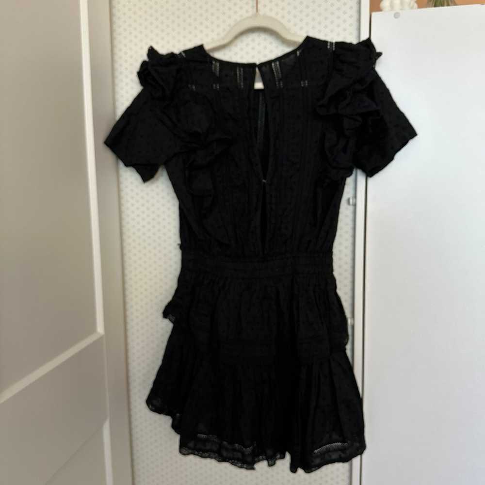 LoveShackFancy Natasha Dress in Black: Small - image 5