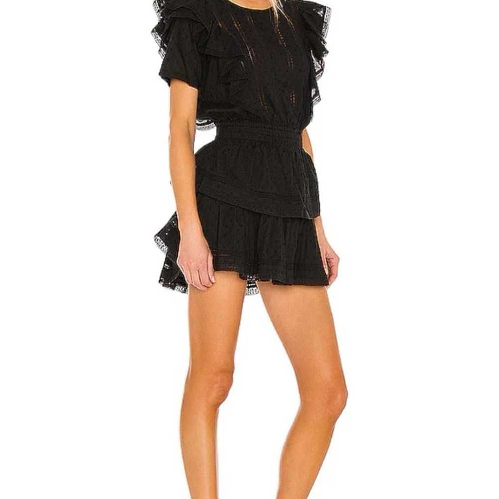 LoveShackFancy Natasha Dress in Black: Small - image 7