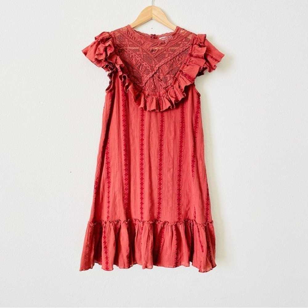 Anthropologie Othilia SMALL Lesly Ruffled Mini Dr… - image 5