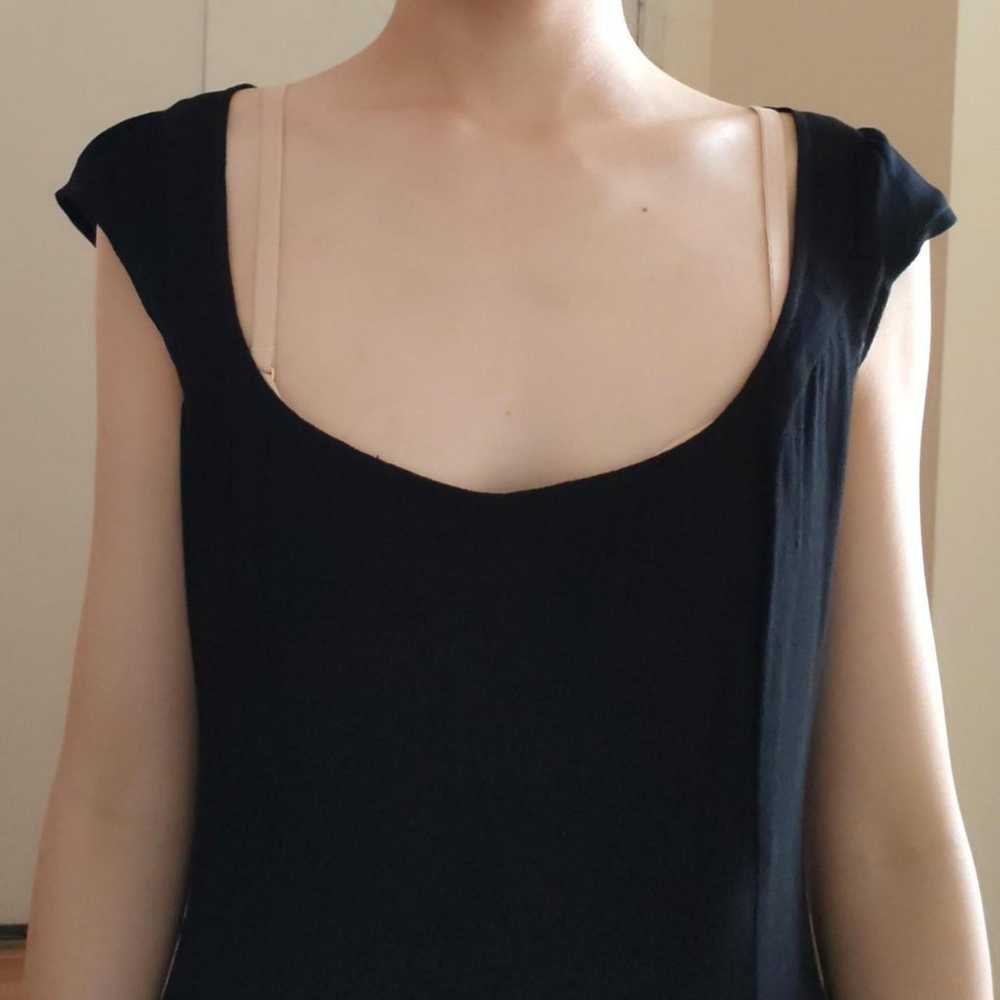 Reformation black scoop neck cap sleeve flowy mid… - image 4